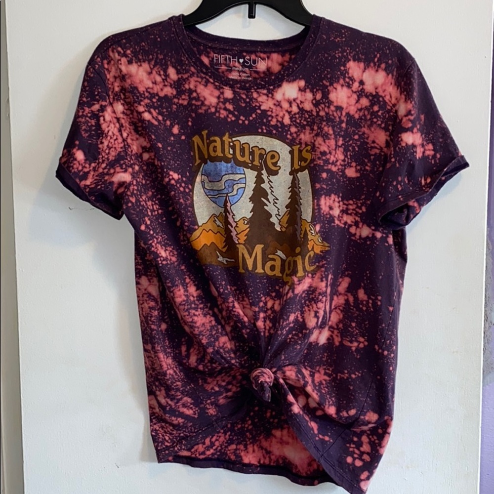 Fifth and Sun- NATURE IS MAGIC custom bleach dye t